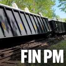 Déraillement d'un train.
