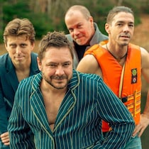 Les quatre membres du groupe Les Frères Lemay.