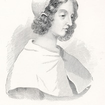 Gravure représentant Jeanne Mance