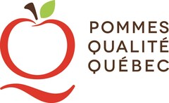 Logo officiel de la Fédération des producteurs de pommes du Québec (Pommes Qualité Québec).