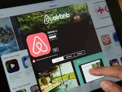 Le site Airbnb sur l'écran d'un ordinateur portable.