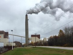 La centrale thermique de la société Énergie N.-B. à Belledune