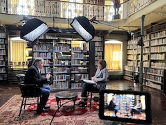 Michel Saint-Pierre en entrevue avec Rachel Brillant.