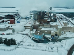 Plusieurs bâtiments industriels font partie de l'usine