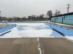 La piscine du parc Windsor, à Winnipeg, le 8 février 2024.