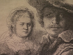 Un oeuvre de Rembrandt.