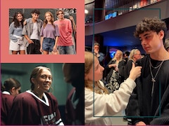 Mosaïques de photos de la série Premier trio.