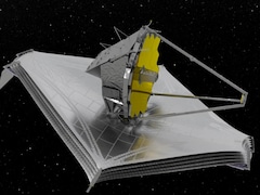 Le télescope spatial James Webb dans l'espace.