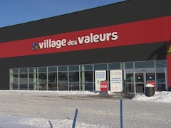 La devanture du Village des Valeurs, à Sherbrooke.