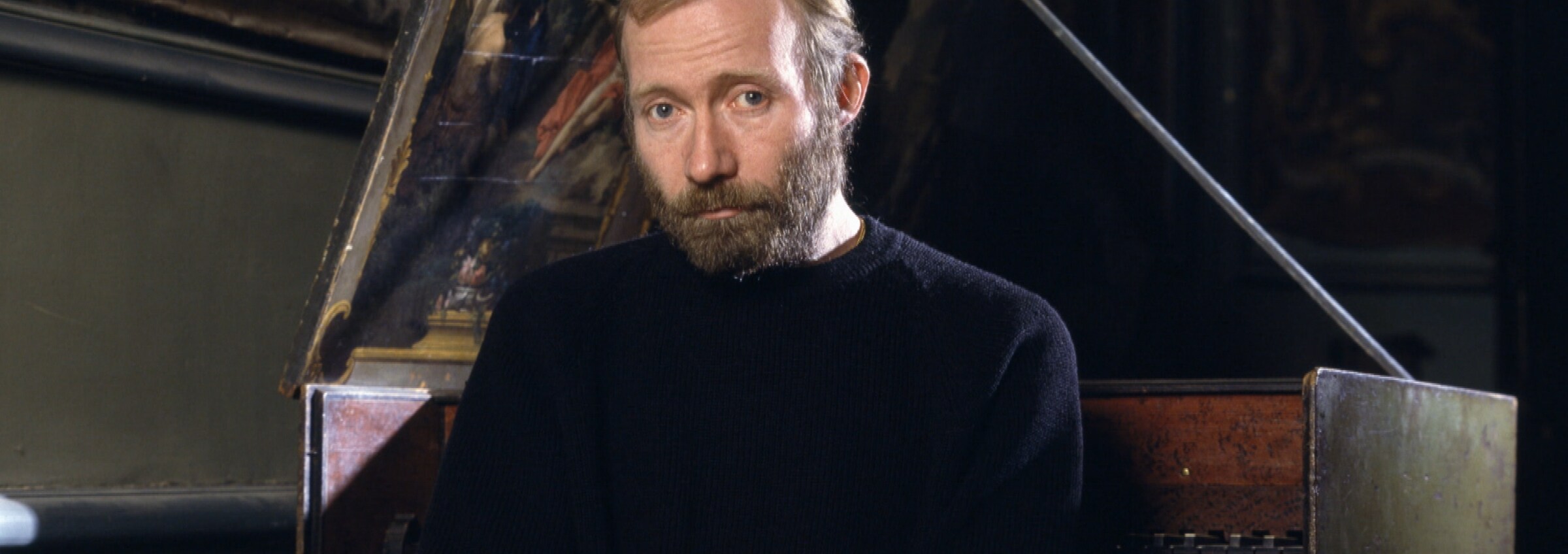 Portrait du claveciniste Scott Ross