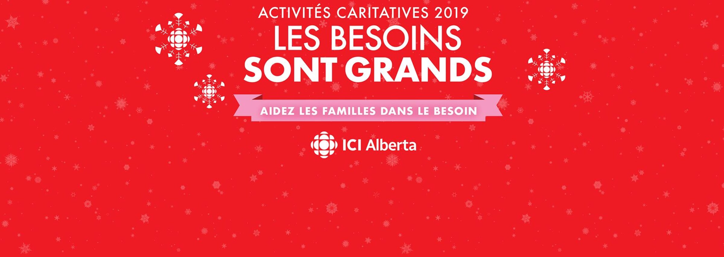 Activités caritatives 2019
Ici Alberta