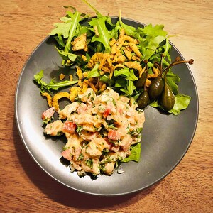 Un tartare de saumon à la provençale.