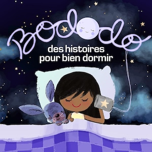 Illustration d'un enfant endormi dans un lit.