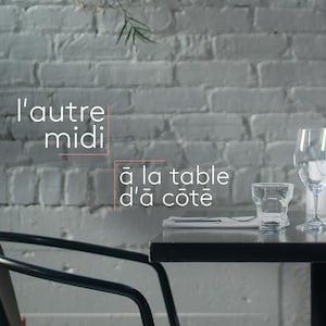 L'autre midi à la table d'à côté, ICI Première.