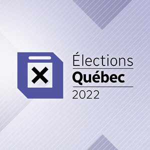 Un texte qui se lit : Élections Québec 2022.