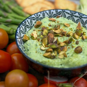 Une trempette aux épinards et ricotta.