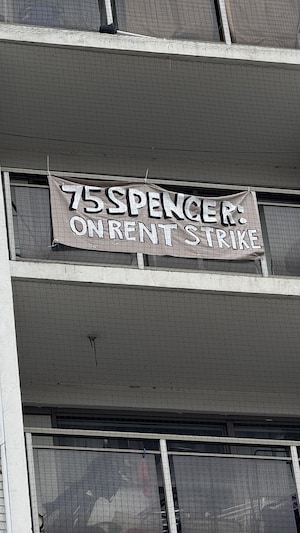  on rent strike.