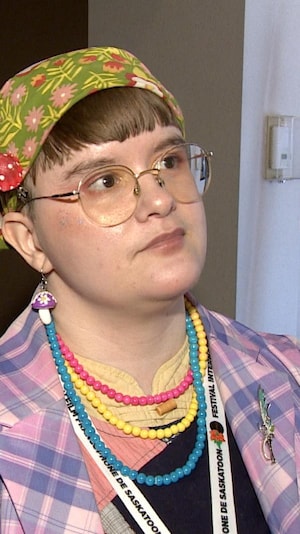 Älva Jouband-Uusitalo, à la direction du festival international du film francophone de Saskatoon, Cinergie, le 12 mai 2024.