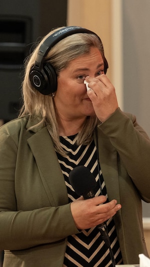 Marie-Claude Julien a les larmes aux yeux.