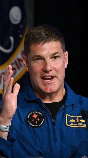 L'astronaute canadien Jeremy Hansen.