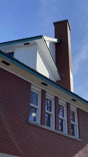 La cheminée du centre communautaire de Martinville.