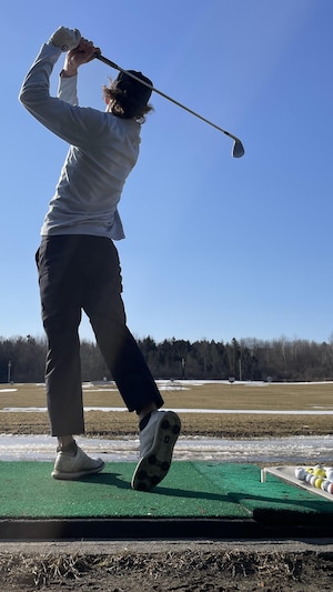 un golfeur