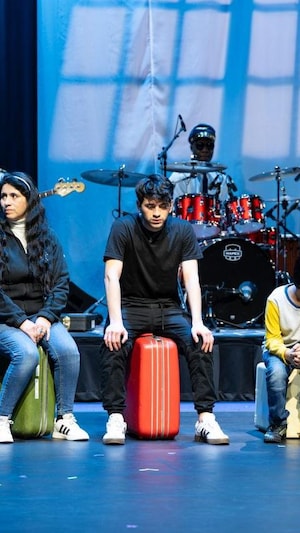 De gauche à droite, Antonio, Andrea, José, Ignacio et Isabella Pazmino.