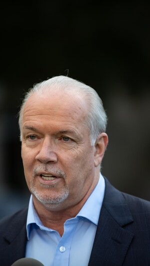 Le premier ministre de la C.-B., John Horgan.