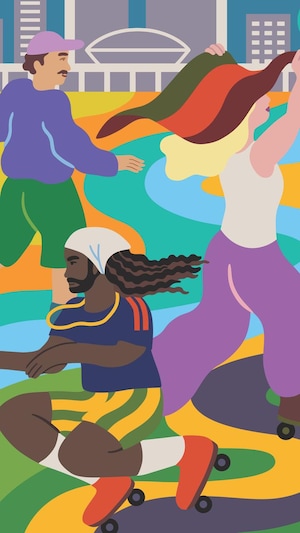 Portait des murales de Caitlin Taguibao. 
