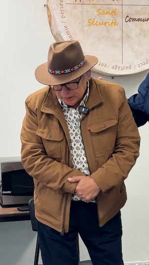 Pierre-Paul Niquay, visiblement ému lors de son témoignage.