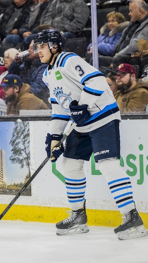 Un défenseur des Saguenéens.