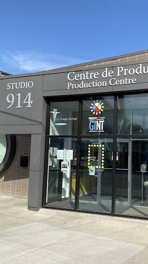 Le centre de production de la Troupe du Jour au Studio 914 situé sur la 20e rue dans le quartier Riversdale de Saskatoon, en Saskatchewan, le 31 août 2022.
