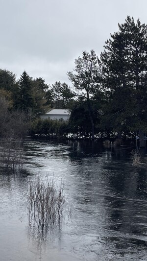 Des eaux inondent le Grand Sudbury.