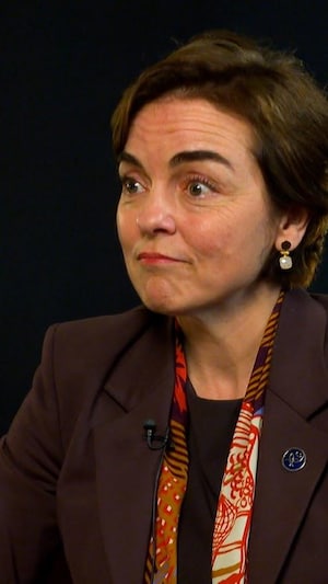 La première ministre Christine Fréchette.