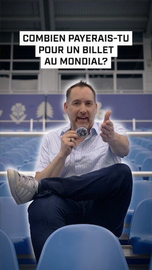Jean-Patrick Balleux parle à la caméra.
