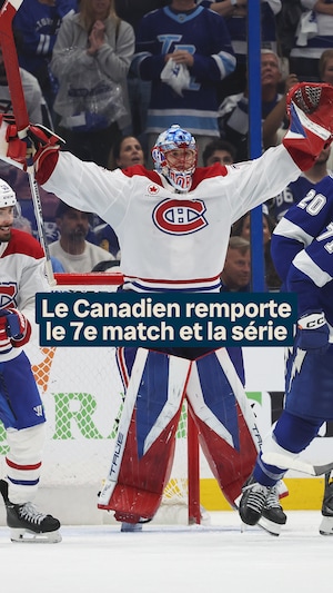 Jakub Dobes célèbre la victoire.