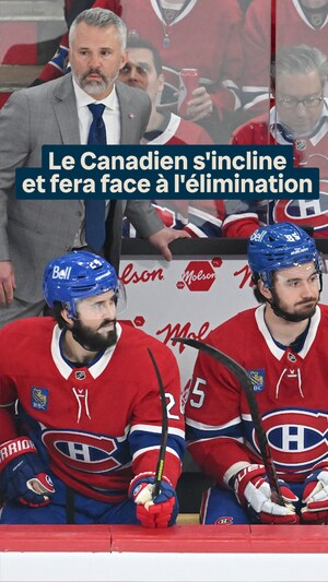 Les visages sont longs sur le banc du Canadien.