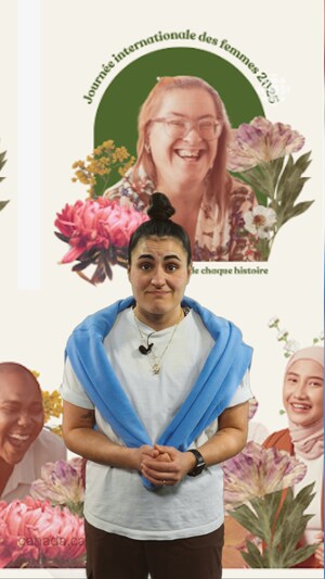 Ophélia Poisson-Vecchio présente sa capsule vidéo.