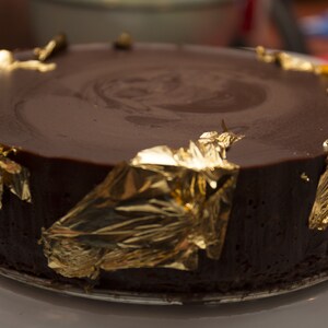 Le gâteau au chocolat préparé par Caroline Dumas.