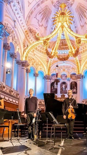 David Jalbert et le Quatuor Saint-Germain.