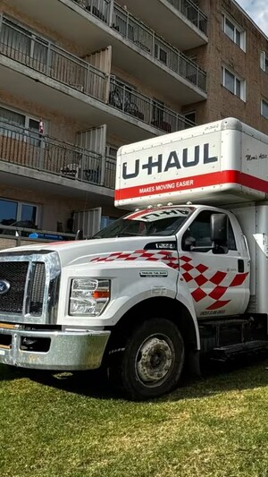 Un camion U-Haul le 10 mai 2024.