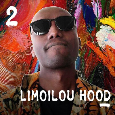 Montage visuel montrant le narrateur du balado Limoilou Hood, Justice Rutikara.