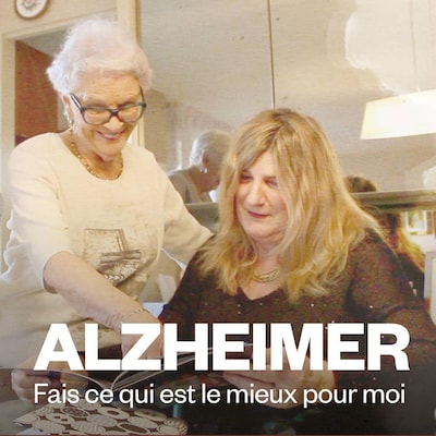 Adrianne Brasseur et Édith Désilet, atteinte d’Alzheimer, en compagnie de Marie-France Bazzo
