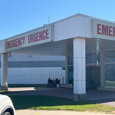 L'urgence de l'Hôpital Queen Elizabeth de Charlottetown.