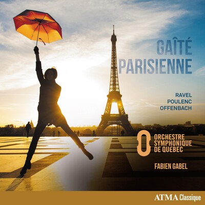 Album Gaîté parisienne de fabien Gabel et l'Orchestre symphonique de Québec