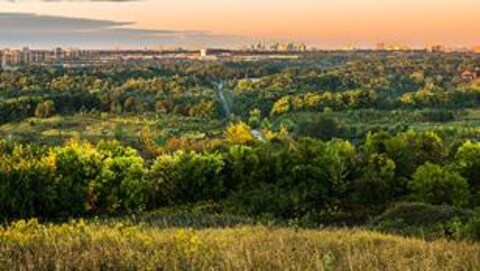 Le parc urbain national de la Rouge dans la Grande région de Toronto.