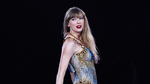 Taylor Swift during a concert in Sydney, on February 24, 2024.