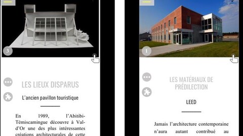 Une application mobile pour apprendre plus sur l'architecture de Val-d'Or Une application mobile pour apprendre plus sur l'architecture de Val-d'Or
