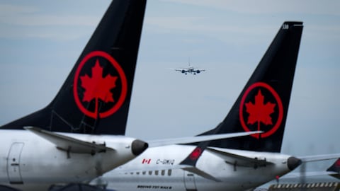 Aviones de Air Canada.