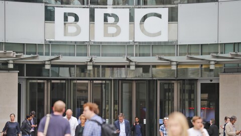 Le siège social de la BBC à Londres